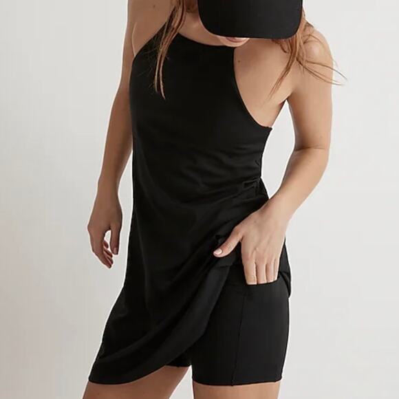 Madewell Dresses & Skirts - Madewell Flex 2.0 Fitness Dress Womens XL True Black Biker Short